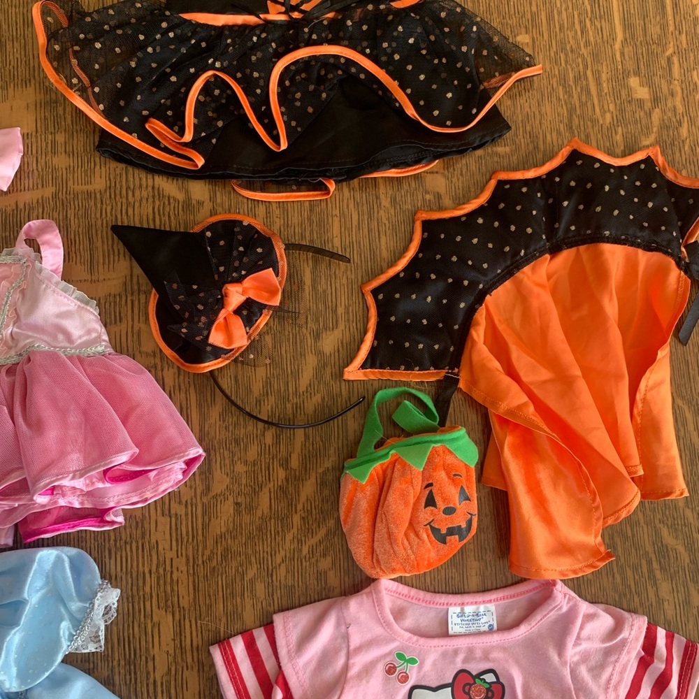 Build A Bear Bundle Clothing & Accessories shoes, costumes, hair bows… - Picture 5 of 15
